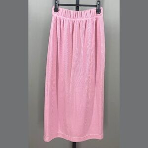 NEW The Limited Skirt Womens Medium pink knit maxi preppy colorful vintage y2k